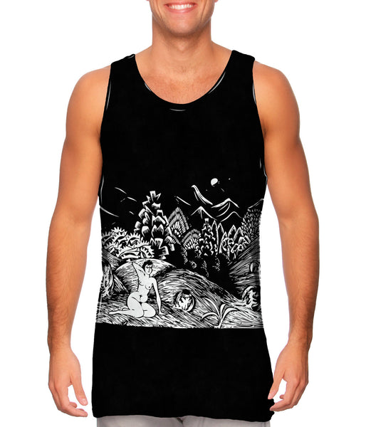 M.C.Escher - "Female Nude in a Landscape" (1919)&nbsp;Mens Tank Top