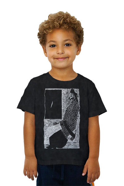 Kids M.C.Escher - "Seated Old Woman" (1920)&nbsp;Kids T-Shirt