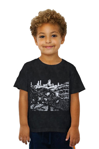 Kids M.C.Escher - "San Gimignano" (1922)