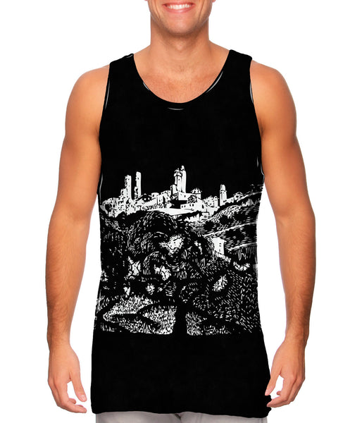 M.C.Escher - "San Gimignano" (1922)&nbsp;Mens Tank Top