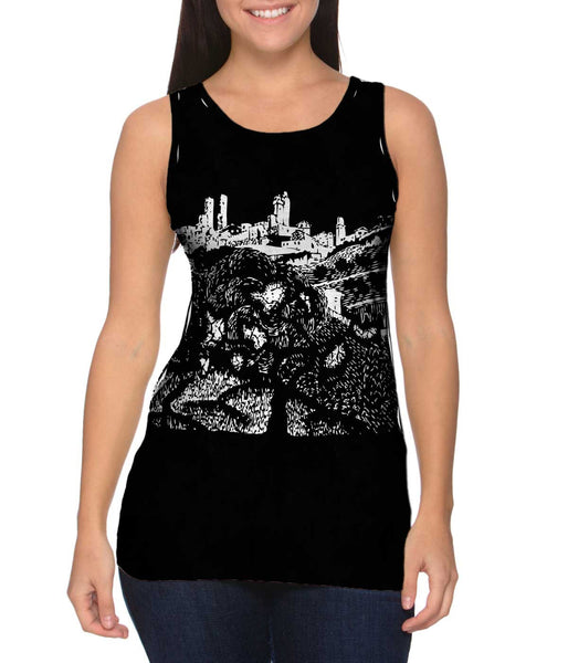 M.C.Escher - "San Gimignano" (1922)&nbsp;Womens Tank Top