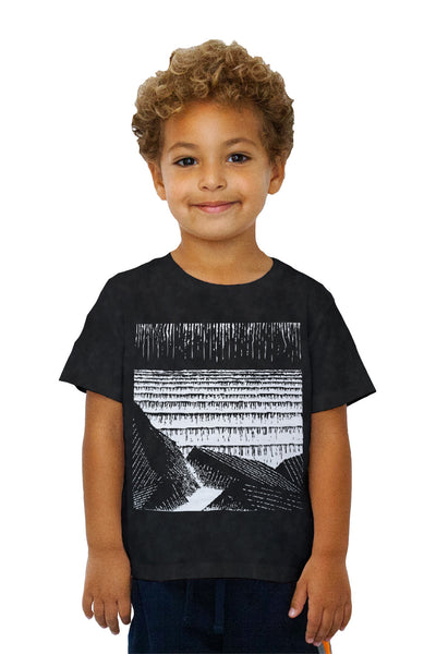 Kids M.C.Escher - "Blocks of Basalt Along the Sea" (1919)&nbsp;Kids T-Shirt