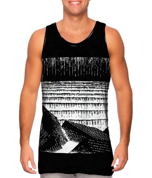 M.C.Escher - "Blocks of Basalt Along the Sea" (1919)&nbsp;Mens Tank Top