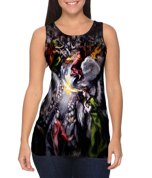 El Greco - "The Annunciation" (1599)&nbsp;Womens Tank Top