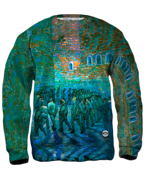 Vincent van Gogh - "The Prison Courtyard" (1890) Mens Sweatshirt