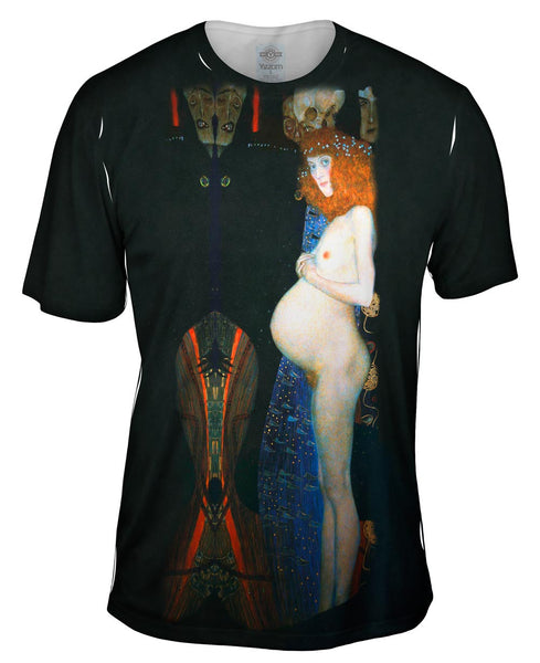 Gustav Klimt - "Hope I" (1903) Mens T-Shirt