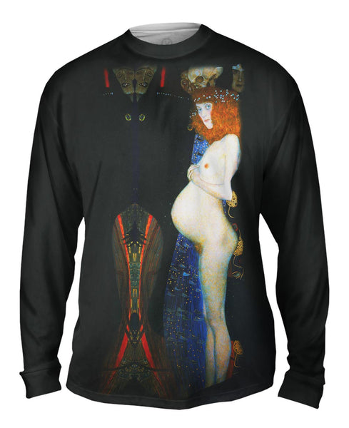 Gustav Klimt - "Hope I" (1903) Mens Long Sleeve