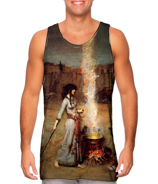 John William Waterhouse - "Magic Circle" (1886)&nbsp;Mens Tank Top