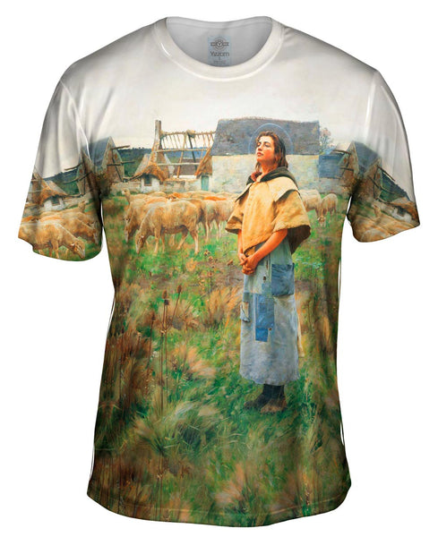 Charles Sprague Pearce - "Sainte Genevieve" (1887) Mens T-Shirt