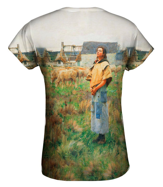 Charles Sprague Pearce - "Sainte Genevieve" (1887)&nbsp;Womens Top