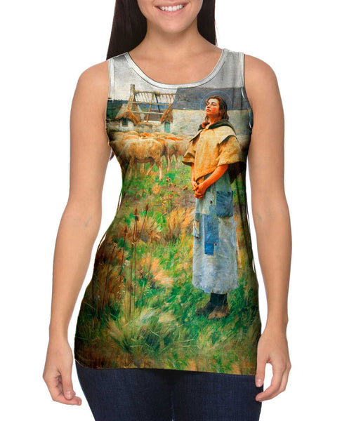 Charles Sprague Pearce - "Sainte Genevieve" (1887)&nbsp;Womens Tank Top