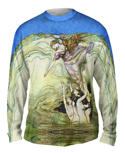 Arthur Rackham - "Great Escape" (1909) Mens Long Sleeve