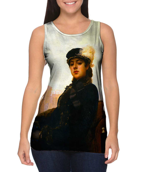 Ivan Kramskoi - "Portrait of an Unknown Woman" (1883)&nbsp;Womens Tank Top