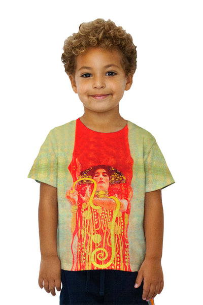 Kids Gustav Klimt - "Medicine Hygieia" (1907) Kids T-Shirt
