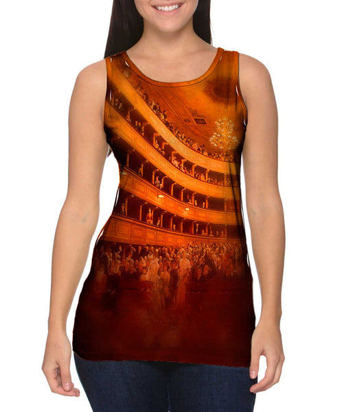 Gustav Klimt - "The Old Burgtheater" (1889)&nbsp;Womens Tank Top