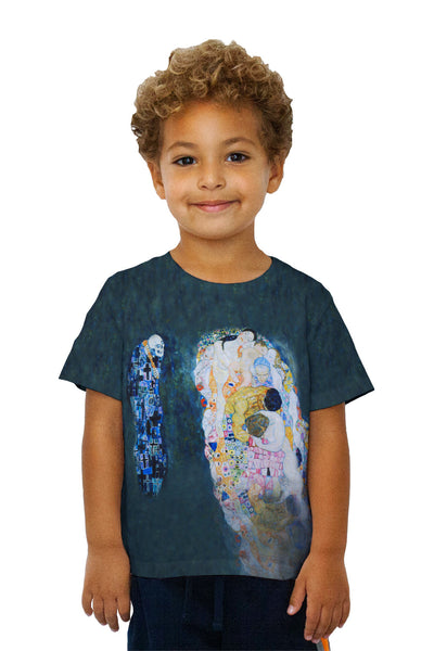 Kids Gustav Klimt - "Death and Life" (1916)&nbsp;Kids T-Shirt