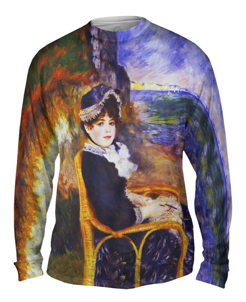 Pierre Auguste Renoir - "By The Seashore" (1883) Mens Long Sleeve