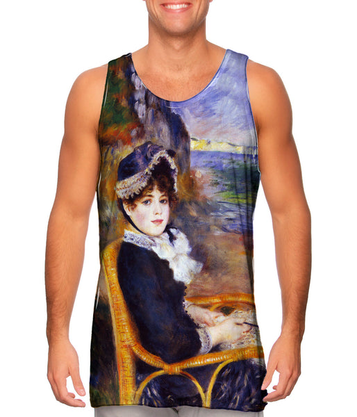 Pierre Auguste Renoir - "By The Seashore" (1883)&nbsp;Mens Tank Top