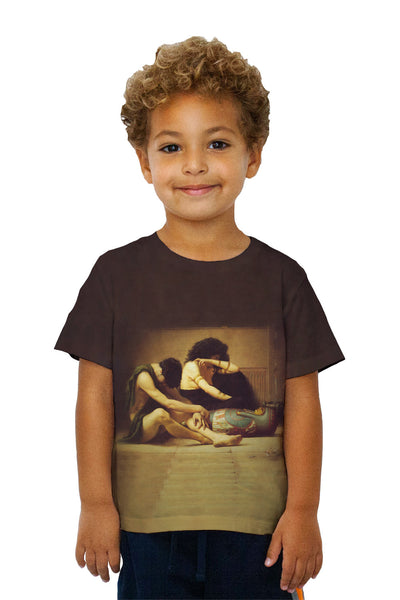 Kids Charles Sprague Pearce - "The Death of the Firstborn" (1877)&nbsp;Kids T-Shirt