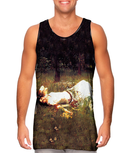 John William Waterhouse - "Ophelia Field" (1889)&nbsp;Mens Tank Top