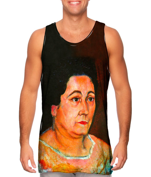 Salvador Dali - "Portrait of the Artists Mother" (1920) Mens Tank Top