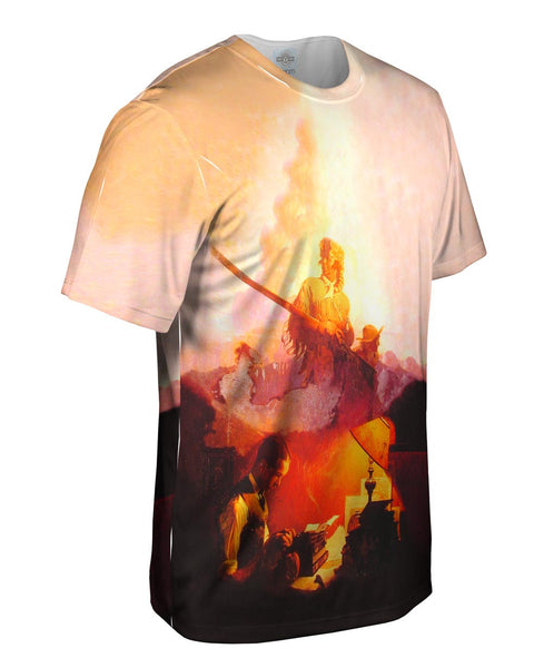 Norman Rockwell - "Daniel Boone Comes to Life on the Underwood Portable" (1923)&nbsp;Mens T-Shirt