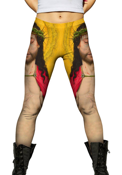 Dirk Bouts - "Christ Crowned with Thorns" (1470)&nbsp;Womens Leggings
