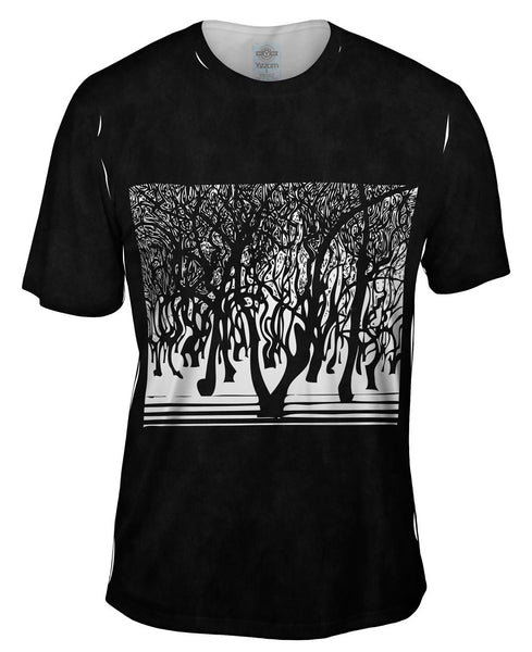 M.C.Escher - "Wood Near Menton" (1921) Mens T-Shirt