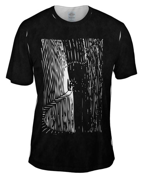 M.C.Escher - "Flor de Pascua Never Think Before You Act" (1921) Mens T-Shirt