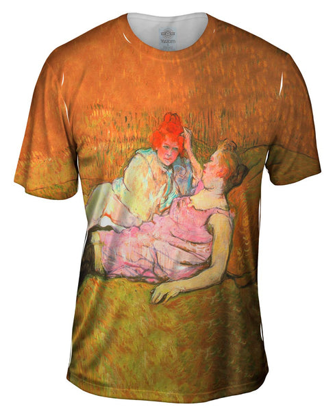 Henri de Toulouse Lautrec - "The Sofa" (1896) Mens T-Shirt