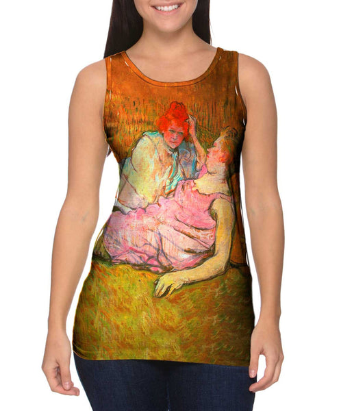 Henri de Toulouse Lautrec - "The Sofa" (1896)&nbsp;Womens Tank Top
