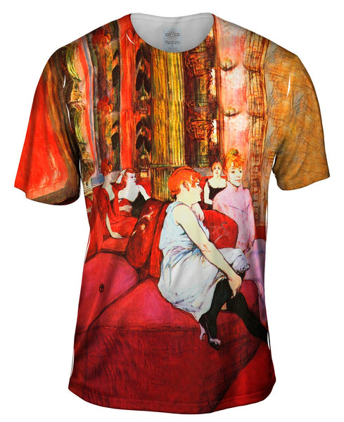 Henri de Toulouse Lautrec - "Salon at the Rue des Moulins" (1894) Mens T-Shirt