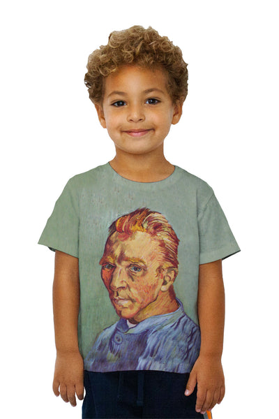 Kids Vincent van Gogh - "Self Portrait Without Beard" (1889) Kids T-Shirt