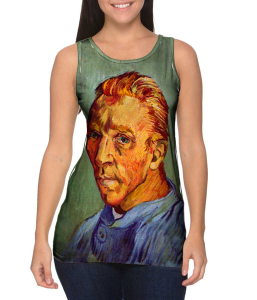 Vincent van Gogh - "Self Portrait Without Beard" (1889) Womens Tank Top