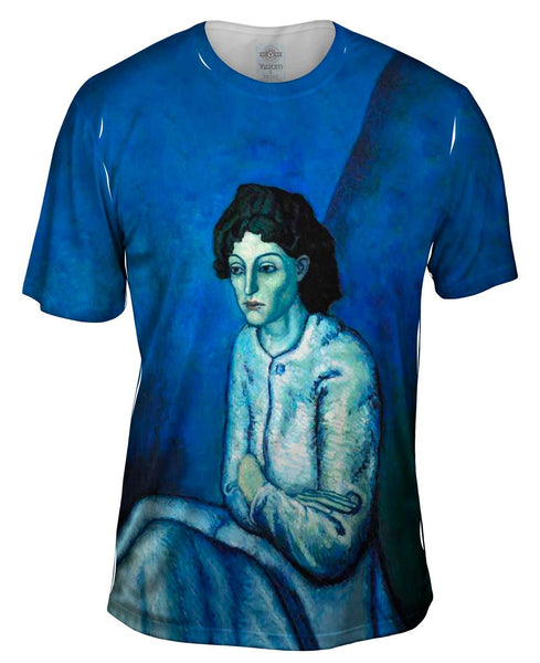 Pablo Picasso - "Woman with Folded Arms" (1902) Mens T-Shirt