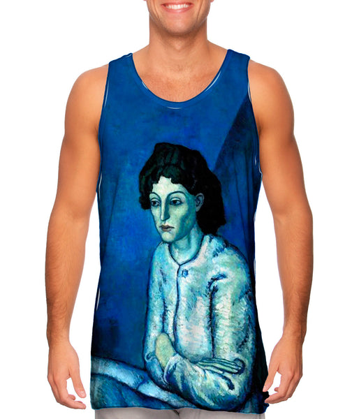 Pablo Picasso - "Woman with Folded Arms" (1902) Mens Tank Top