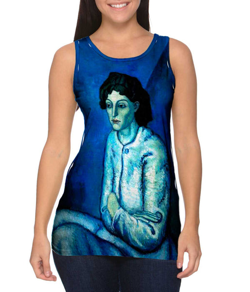 Pablo Picasso - "Woman with Folded Arms" (1902) Womens Tank Top