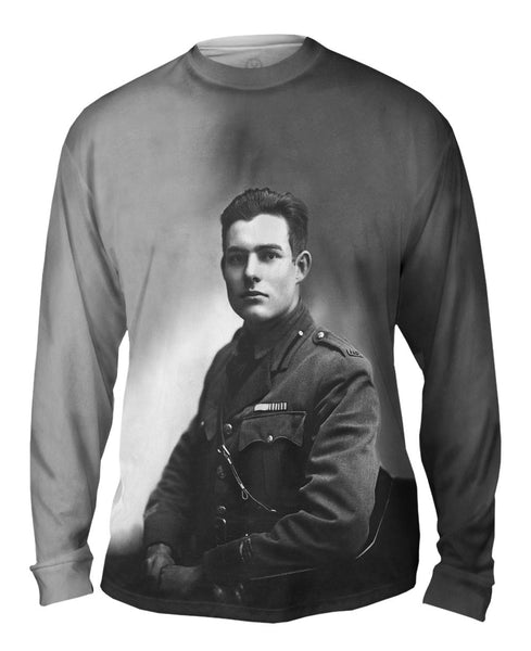 Ernest Hemingway - "American Author" (1918) Mens Long Sleeve