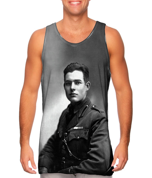 Ernest Hemingway - "American Author" (1918) Mens Tank Top