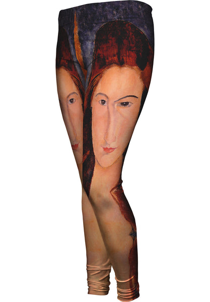 Amedeo Modigliani - "Jeanne Hebuterne" (1919)&nbsp;Womens Leggings