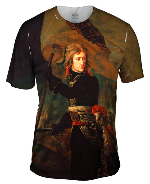Baron Antoine Jean Gros - "Napoleon Bonaparte on the Bridge at Arcole" (1801) Mens T-Shirt