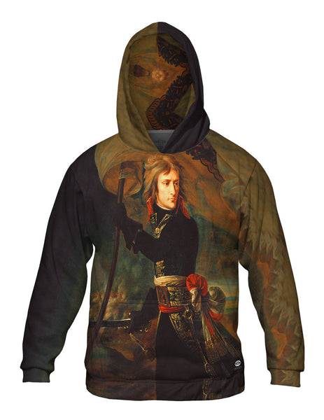 Baron Antoine Jean Gros - "Napoleon Bonaparte on the Bridge at Arcole" (1801) Mens Hoodie Sweater