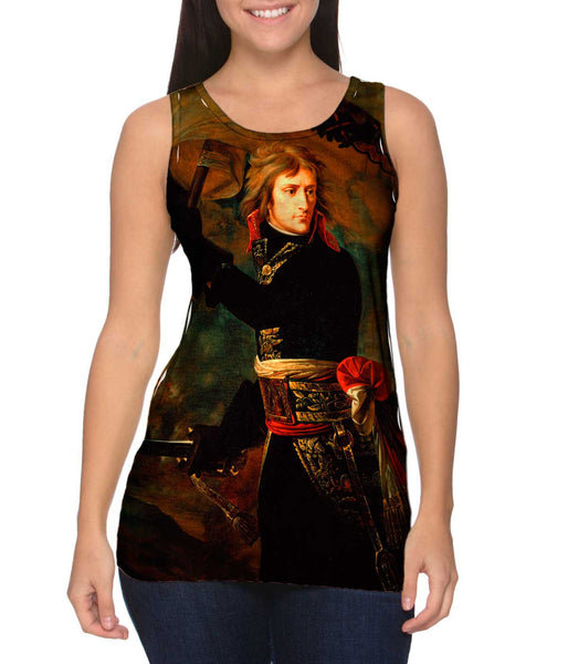 Baron Antoine Jean Gros - "Napoleon Bonaparte on the Bridge at Arcole" (1801)&nbsp;Womens Tank Top