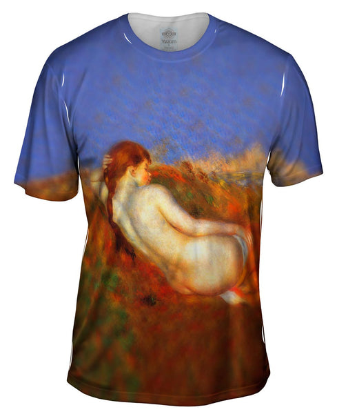 Auguste Renoir - "Reclining Nude" (1883) Mens T-Shirt
