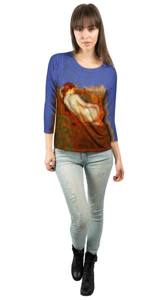 Auguste Renoir - "Reclining Nude" (1883)&nbsp;Womens 3/4 Sleeve
