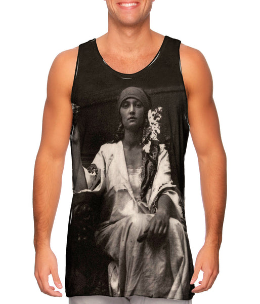Alphonse Mucha - "Model Photograph" (1919) Mens Tank Top