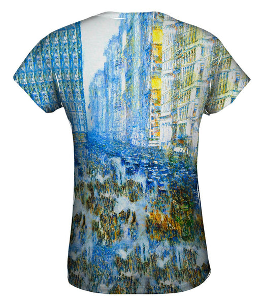 Frederick Childe Hassam - "Fifth Avenue in Winter" (1919)&nbsp;Womens Top