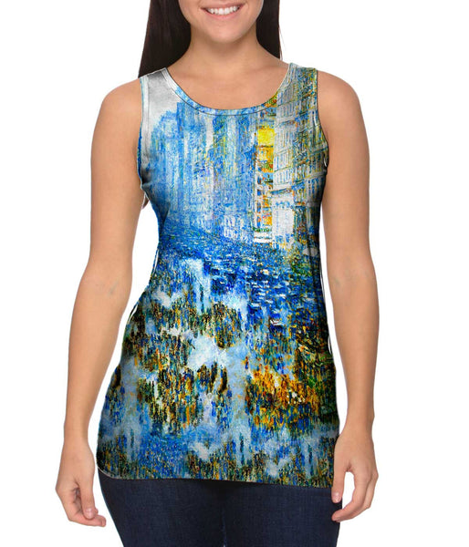 Frederick Childe Hassam - "Fifth Avenue in Winter" (1919)&nbsp;Womens Tank Top