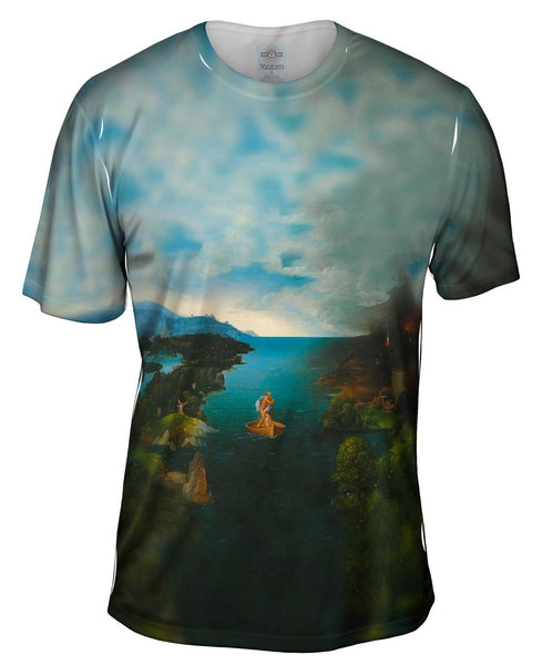 Joachim Patinir - "Charon Crossing the Styx" (1520) Mens T-Shirt