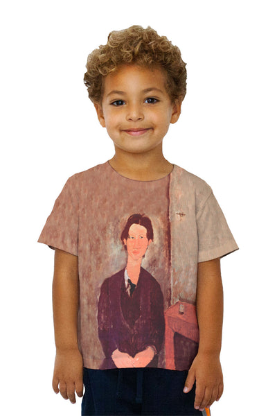 Kids Amedeo Modigliani - "Portrait of Chaim Soutine" (1916)&nbsp;Kids T-Shirt